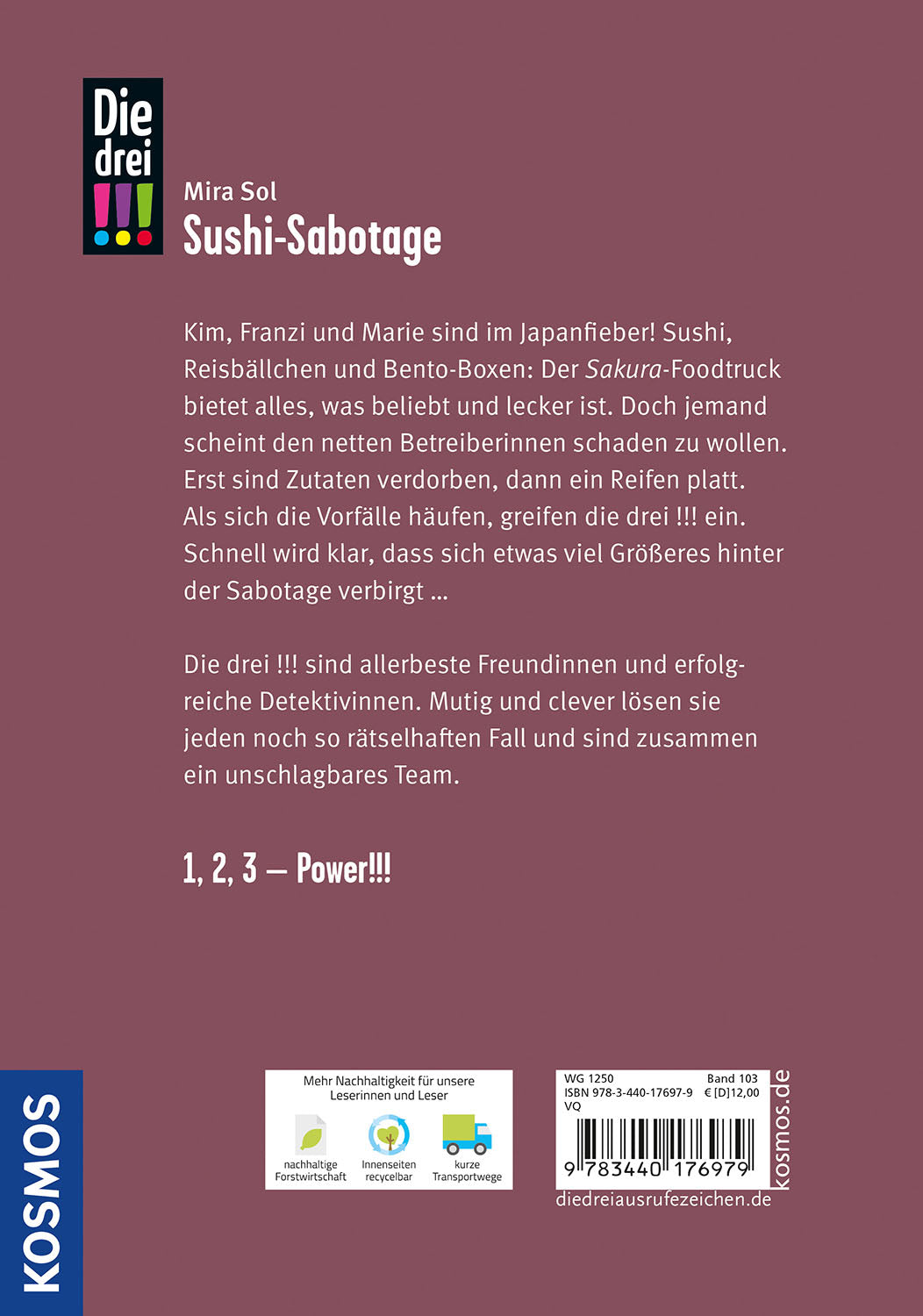 The Three !!!, 103, Sushi Sabotage