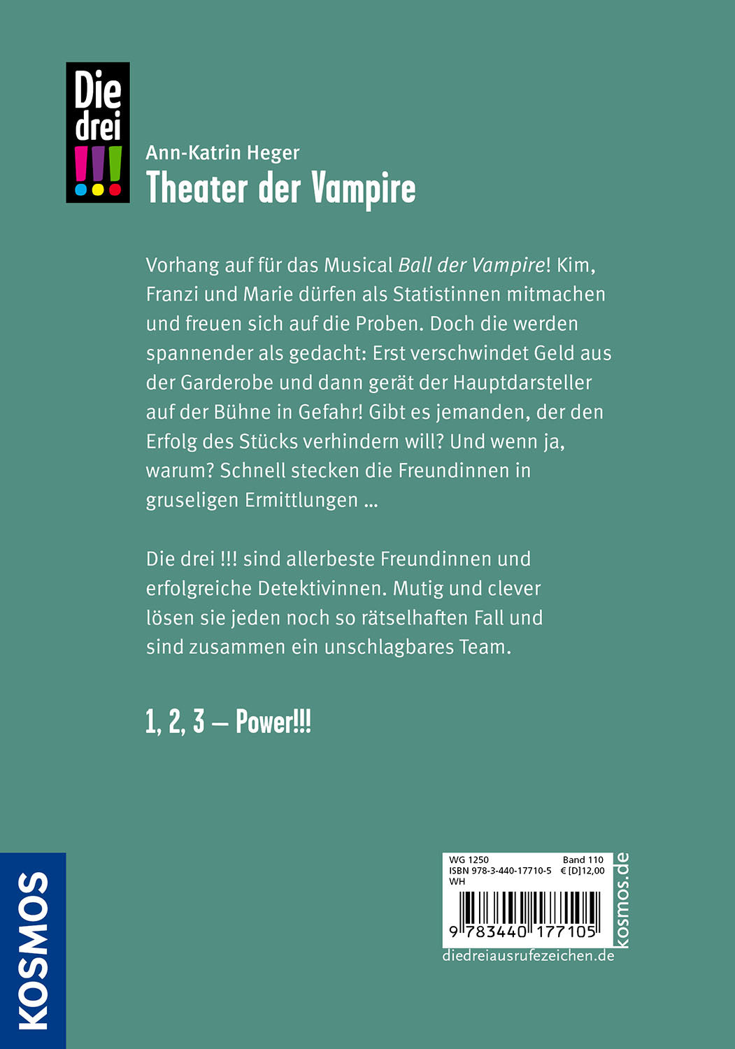 Die drei !!!, 110, Theater der Vampire