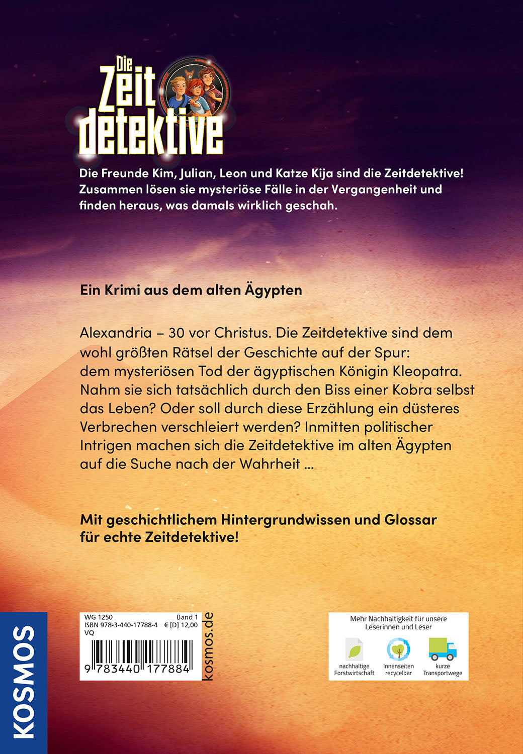 The Time Detectives, 1, Cleopatra and the Bite of the Cobra