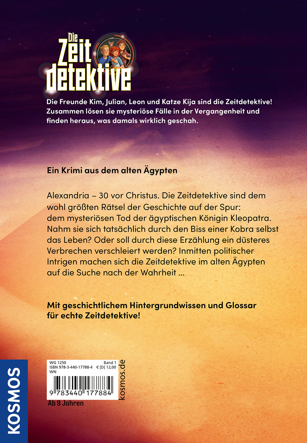 Die Zeitdetektive, 1, Kleopatra und der Biss der Kobra