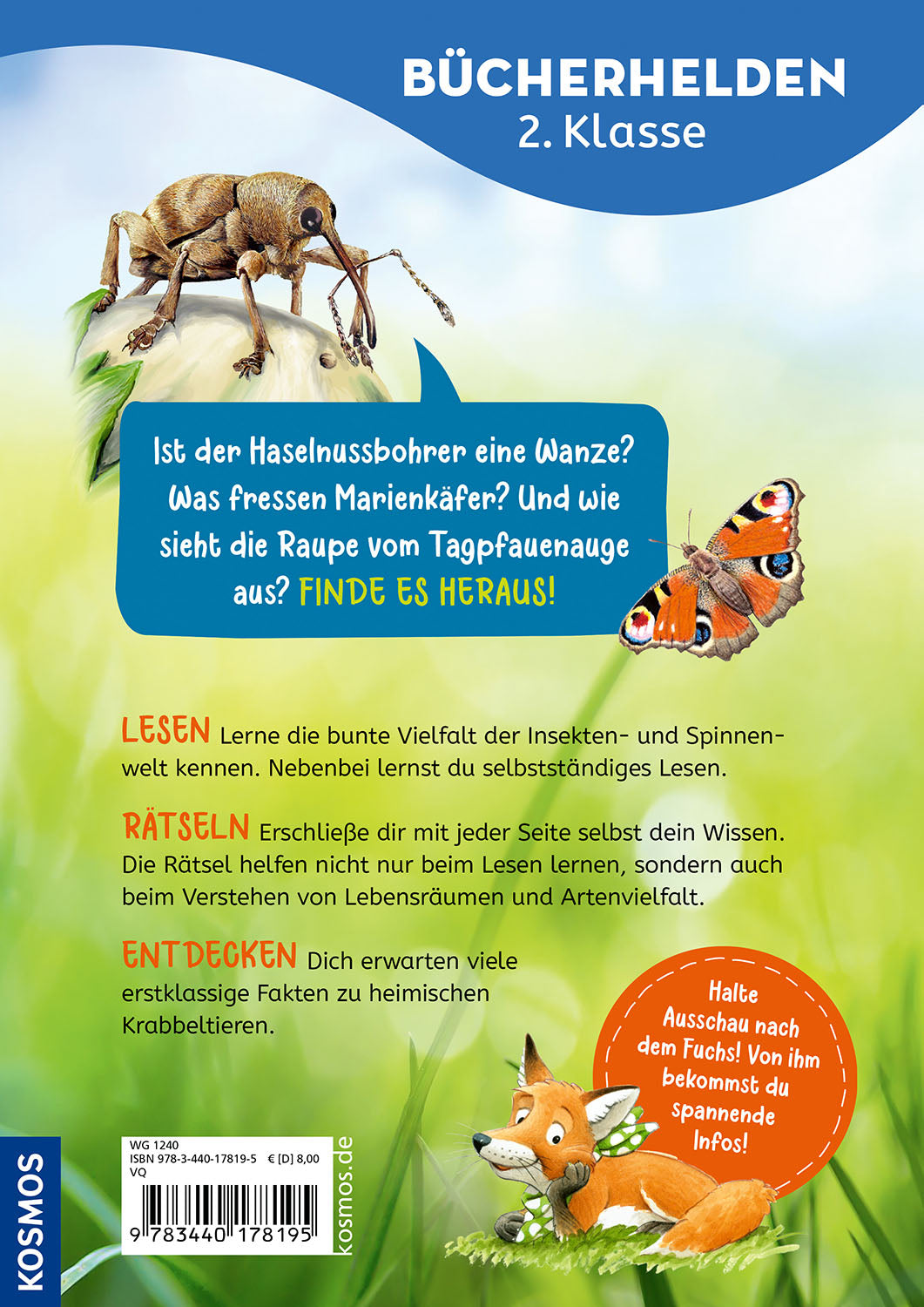 Learning to Read with Nature Riddles, Book Heroes 2nd Grade, Insects & Spiders