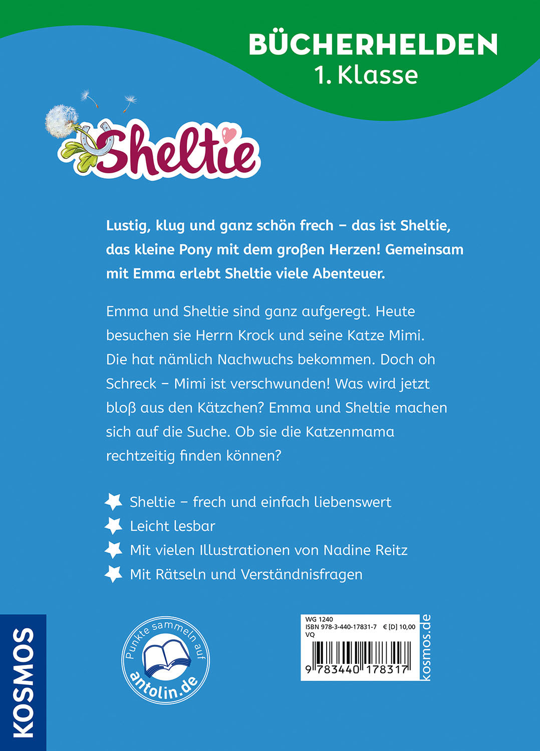 Sheltie, Bücherhelden 1. Klasse, Sheltie und die Katzenbabys