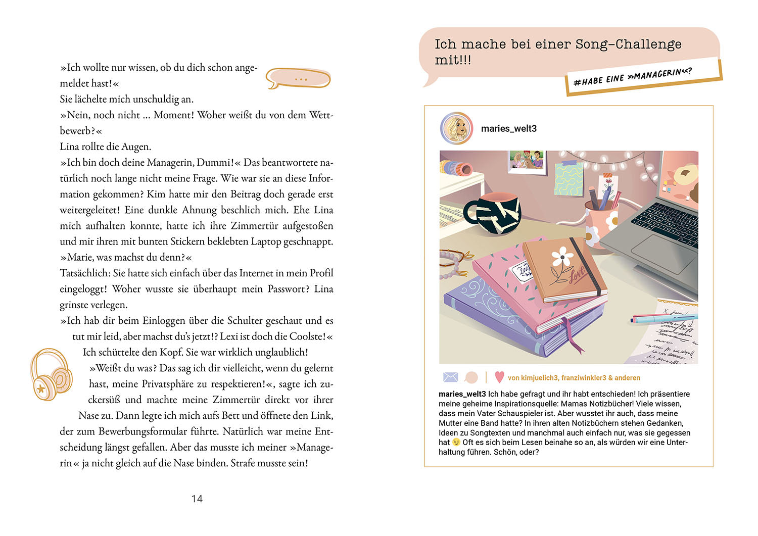 Die drei !!!, Maries Channel, #endlich_online