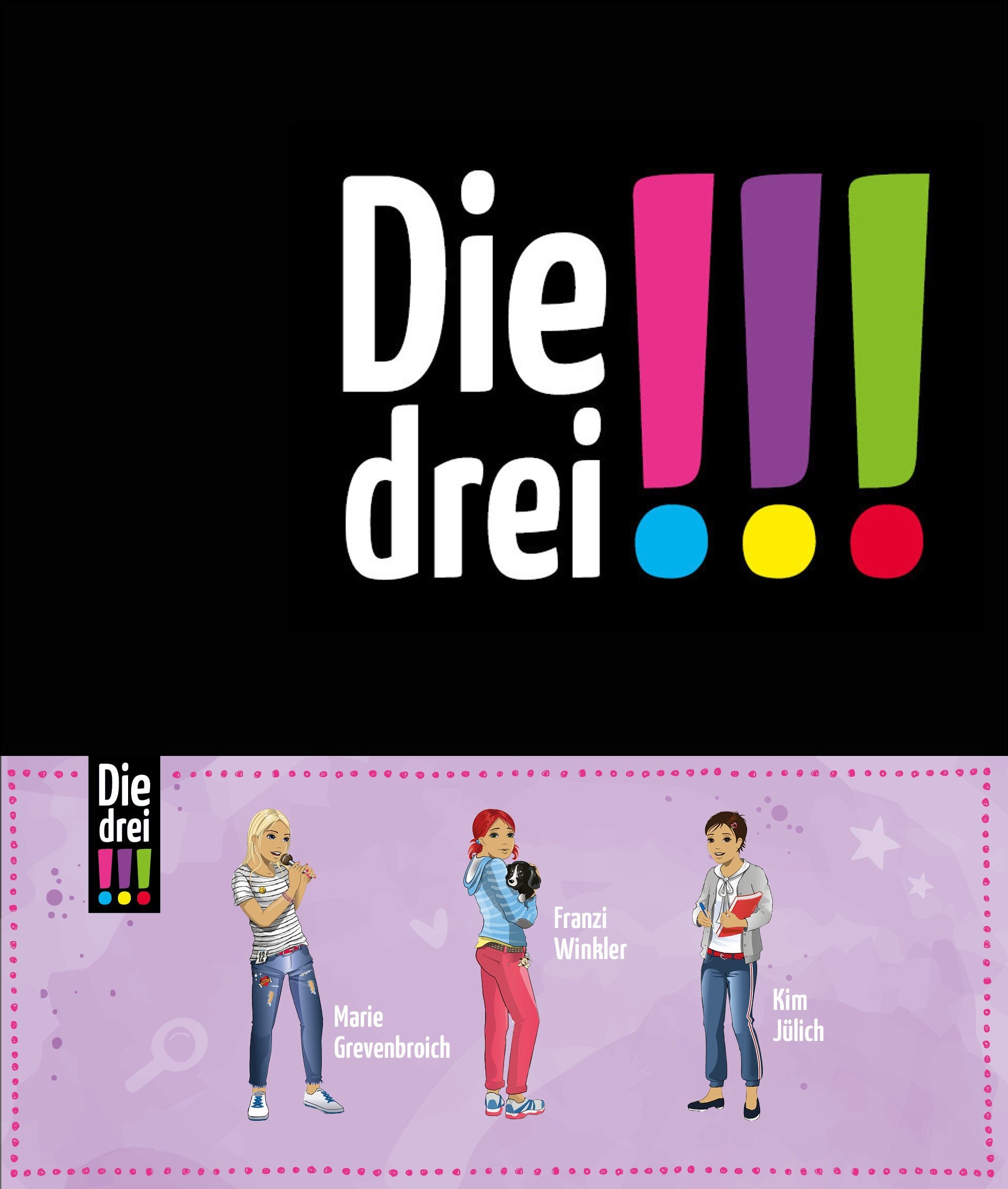 Die drei !!!, Mädchentalk & miese Diebe Banner