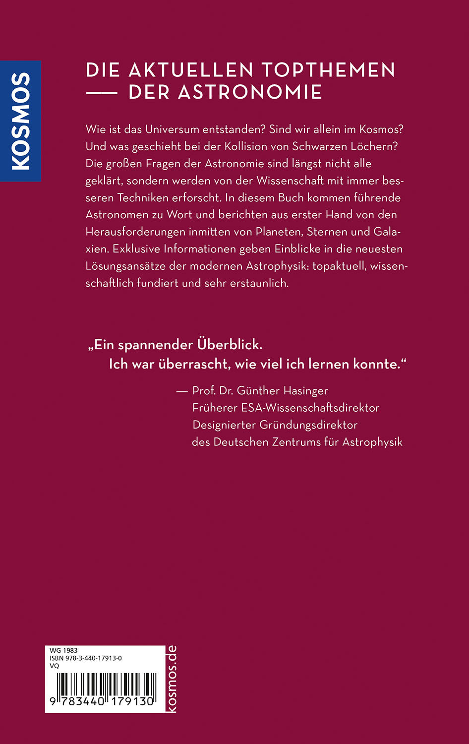 Die 42 größten Rätsel der Astronomie