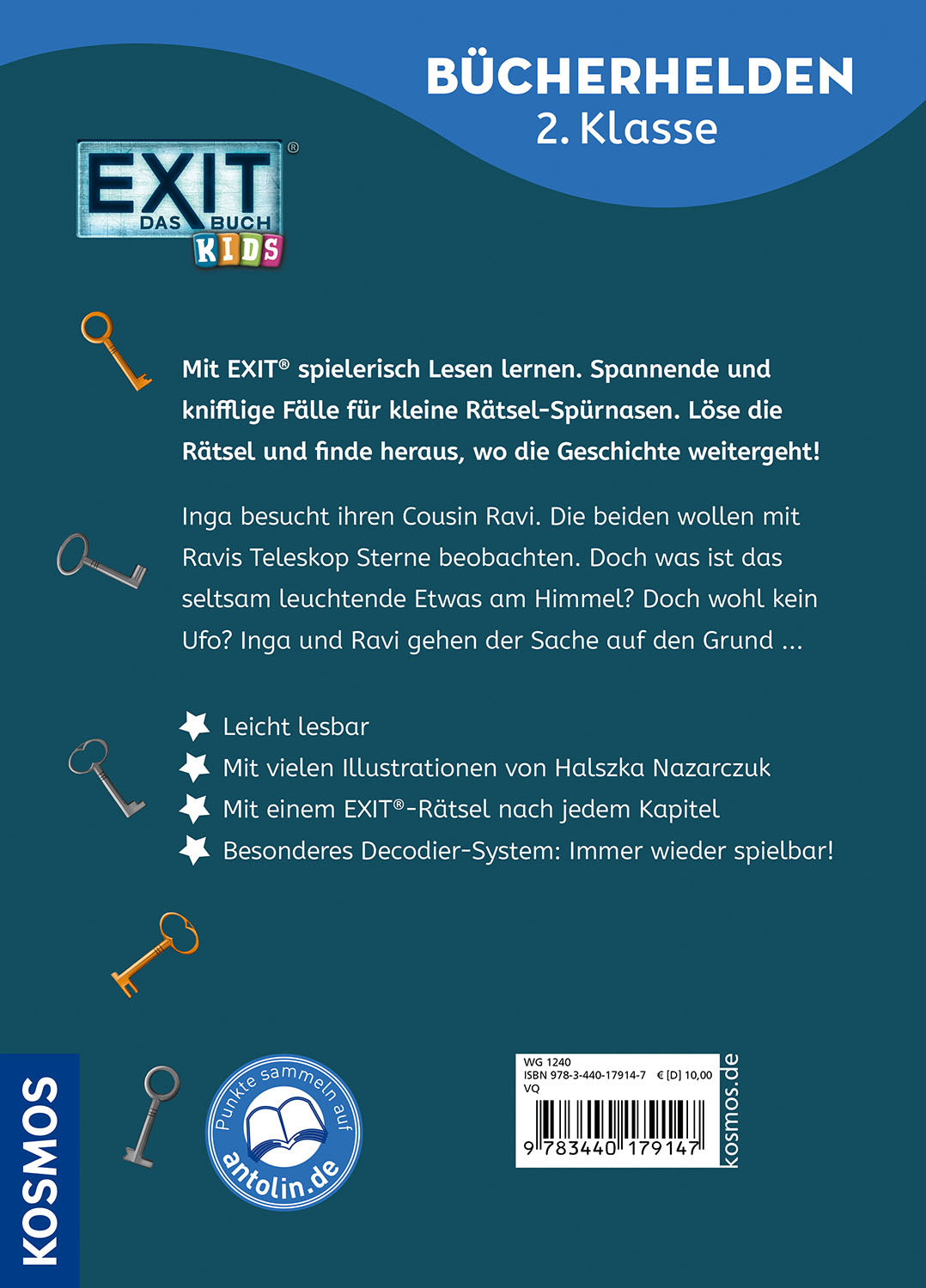 EXIT® - Das Buch, Bücherhelden 2. Klasse, Ufo in Sicht