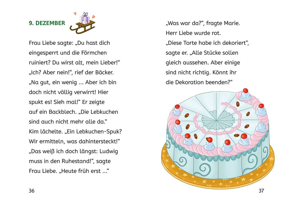 Die drei !!!, Bücherhelden 2. Klasse, Adventskalender, Der Lebkuchen-Fall