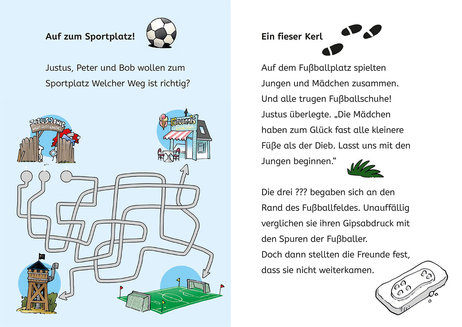 Die drei ??? Kids, Bücherhelden 2. Klasse, Doppelband 1, Zaubertrick und Monsterschreck