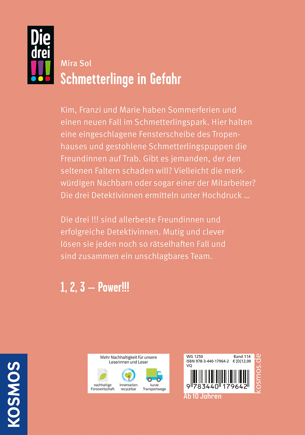 Die drei !!!, 114, Schmetterlinge in Gefahr