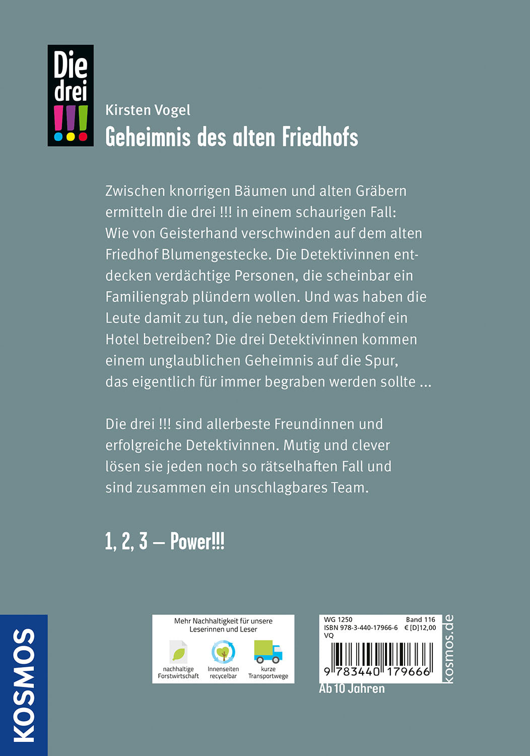 Die drei !!!,116, Geheimnis des alten Friedhofs