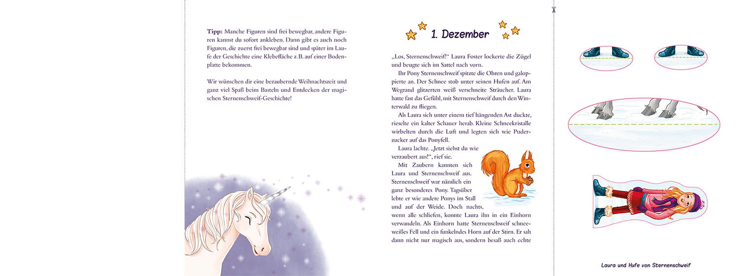 Sternenschweif Adventskalender, Weihnachten im Einhornland