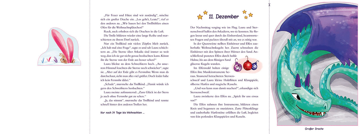 Sternenschweif Adventskalender, Weihnachten im Einhornland