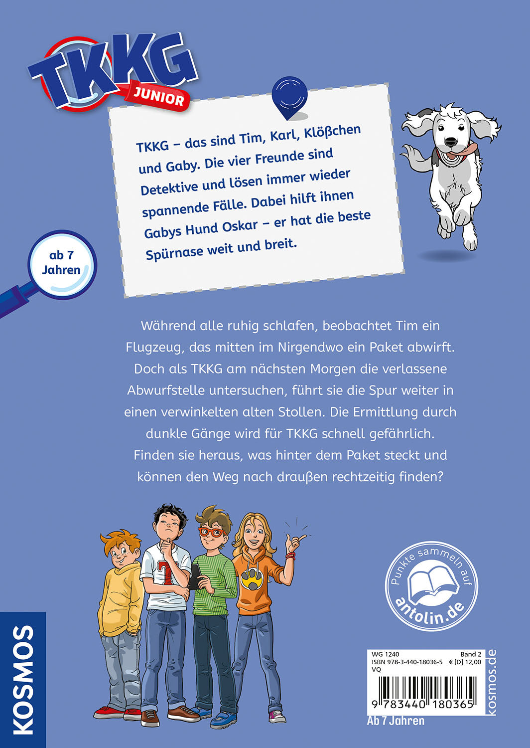 TKKG Junior, 2, Verschollen im Stollen