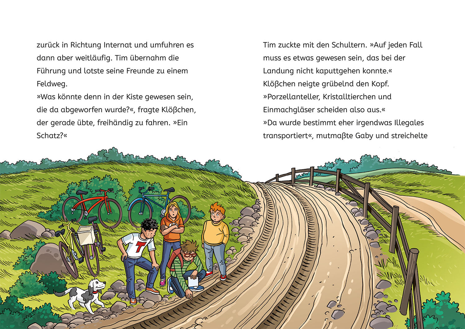 TKKG Junior, 2, Verschollen im Stollen