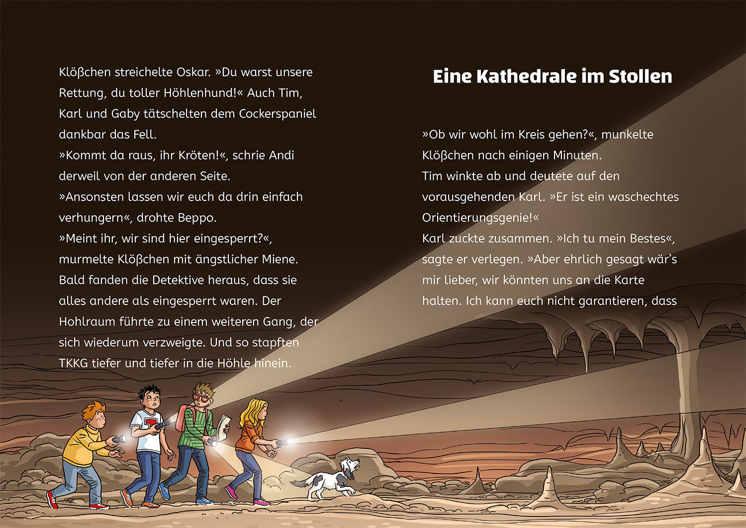 TKKG Junior, 2, Verschollen im Stollen