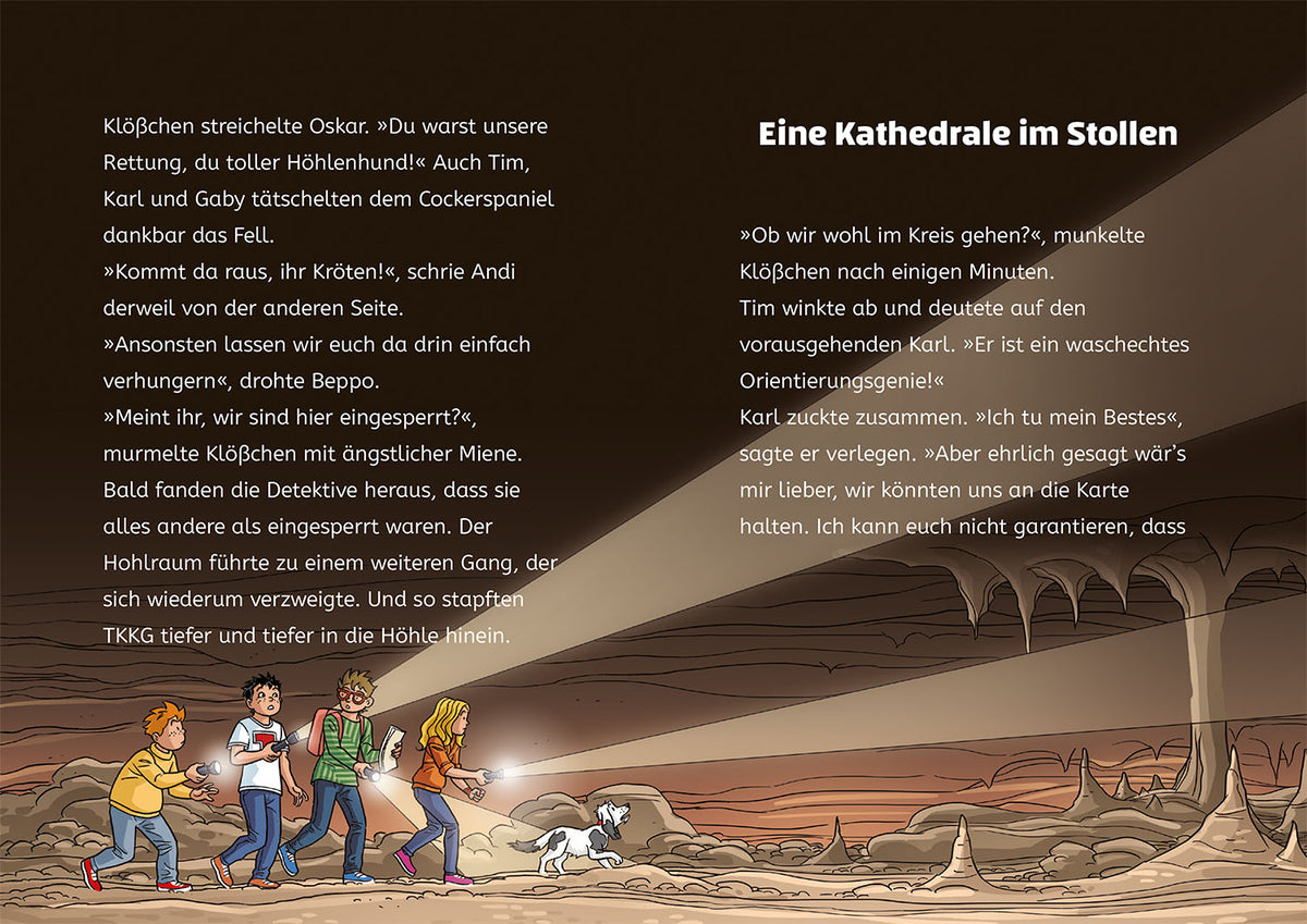 TKKG Junior, 2, Verschollen im Stollen