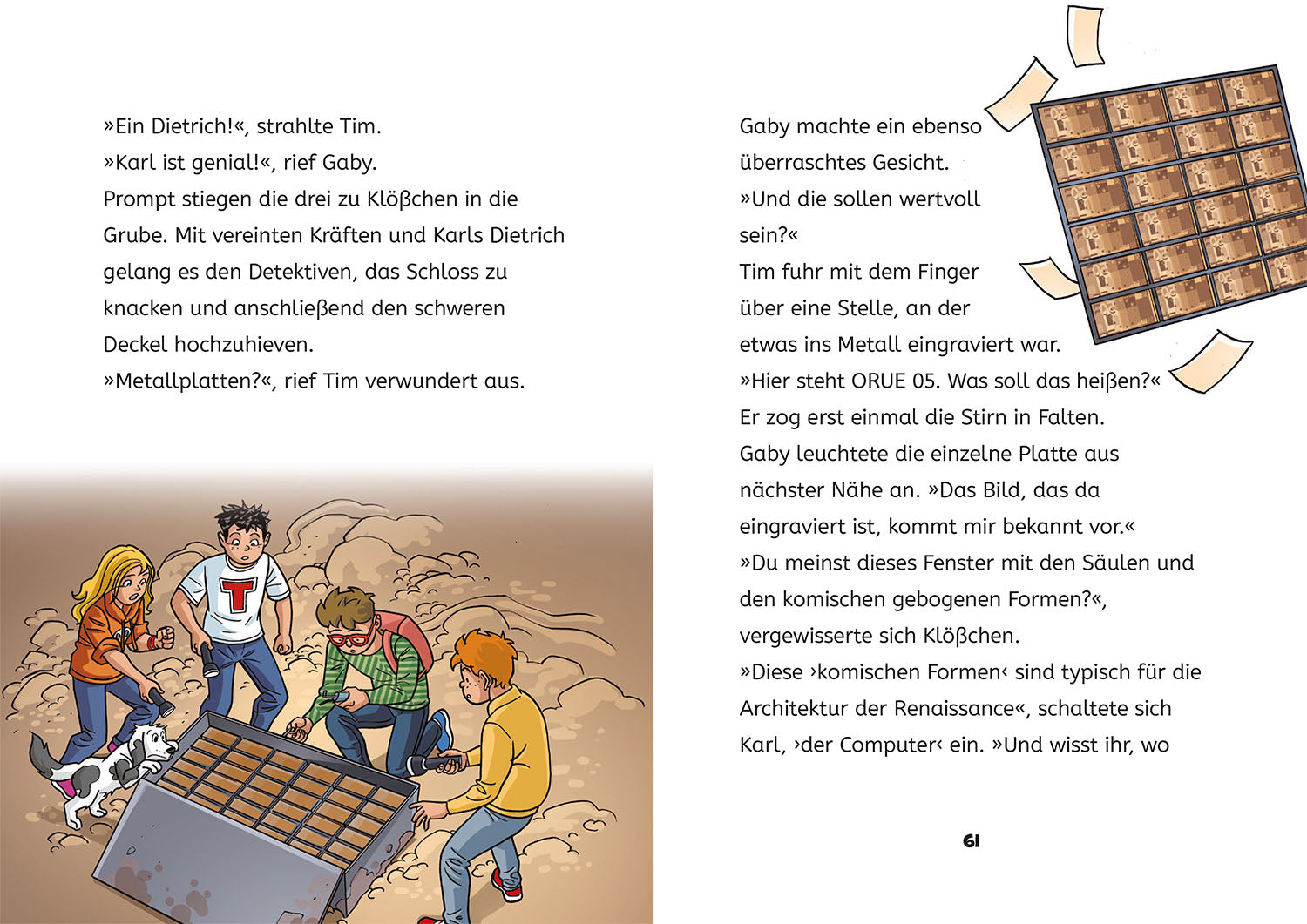TKKG Junior, 2, Verschollen im Stollen