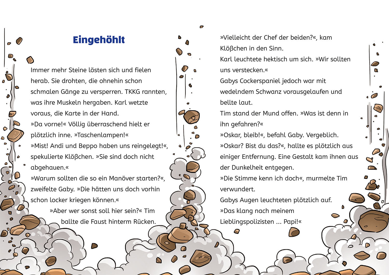 TKKG Junior, 2, Verschollen im Stollen