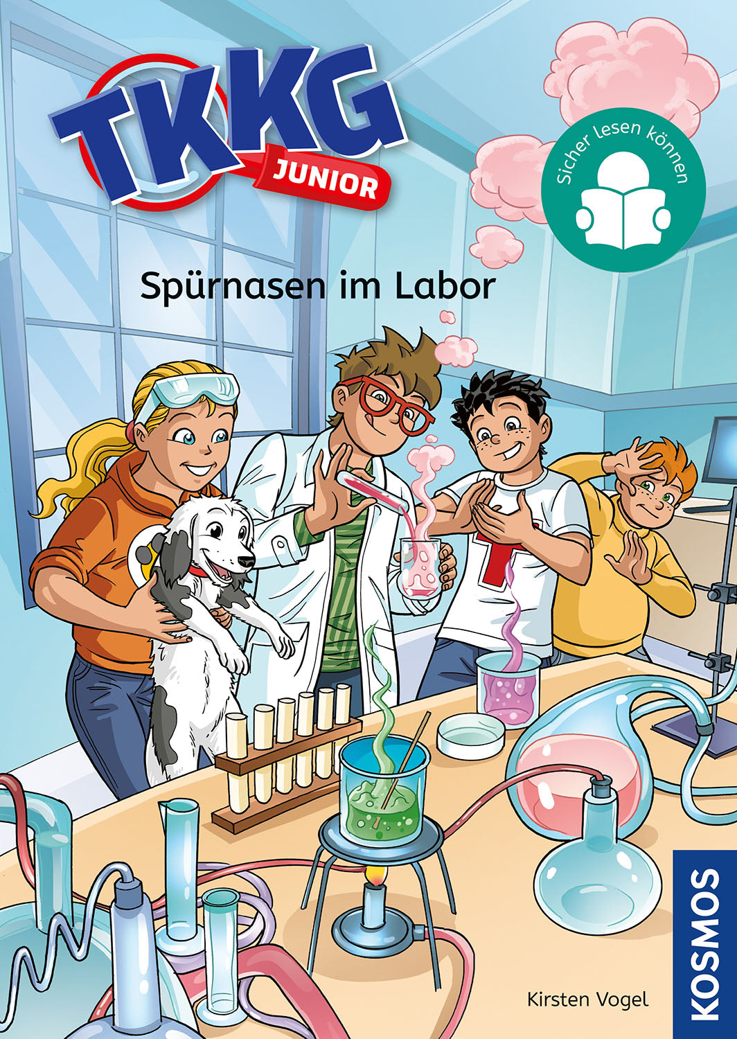 TKKG Junior, 3, Spürnasen im Labor