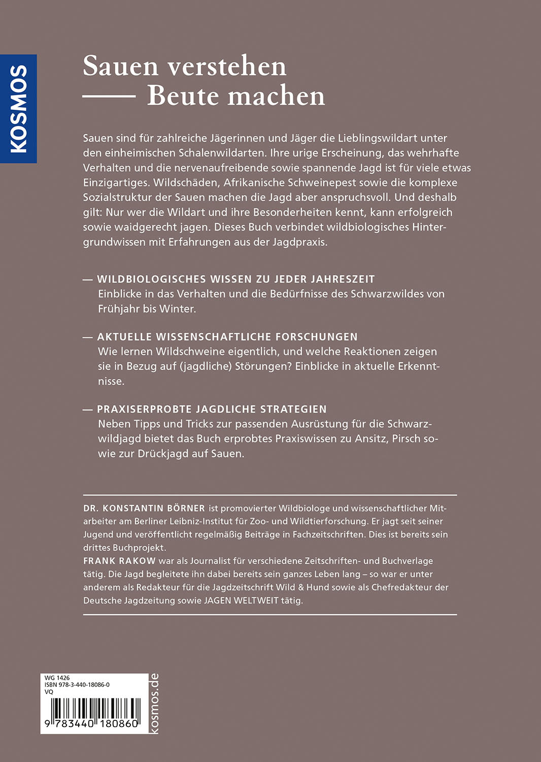 Auf Sauen jagen - mit Herz und Verstand