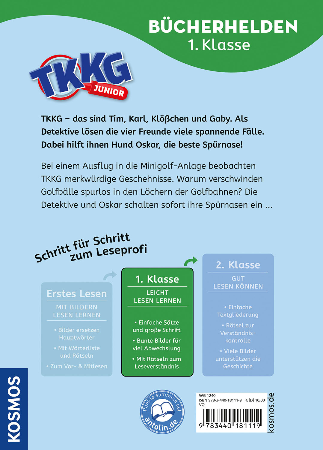 TKKG Junior, Bücherhelden 1. Klasse, Die Minigolf-Mission