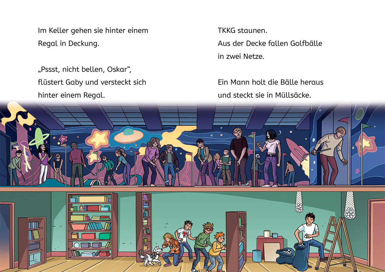TKKG Junior, Bücherhelden 1. Klasse, Die Minigolf-Mission