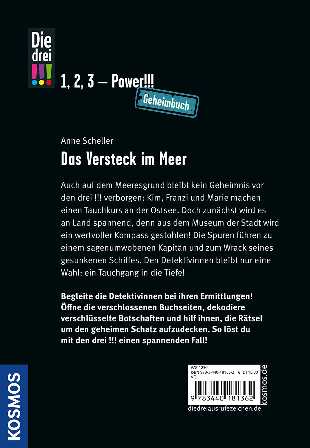 Die drei !!!, Das Versteck im Meer