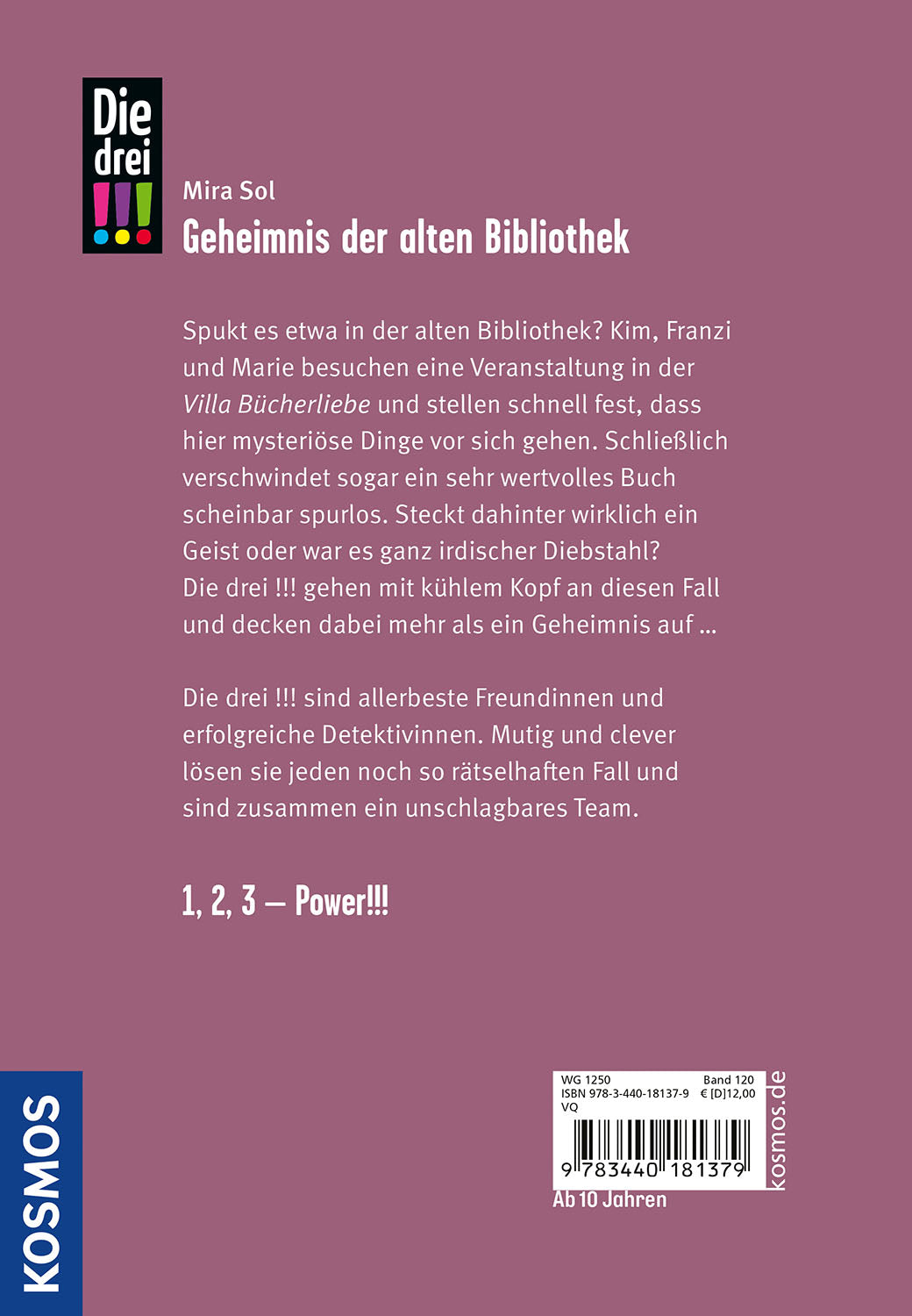 Die drei !!!, 120, Geheimnis der alten Bibliothek
