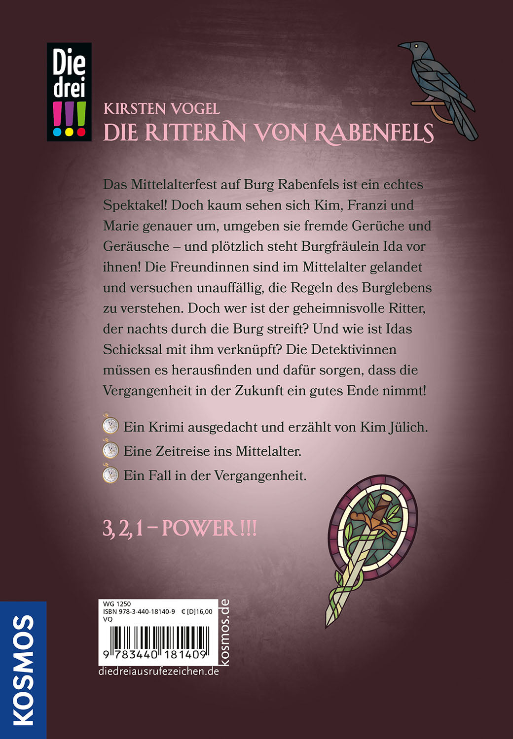 Die drei !!!, Die Ritterin von Rabenfels