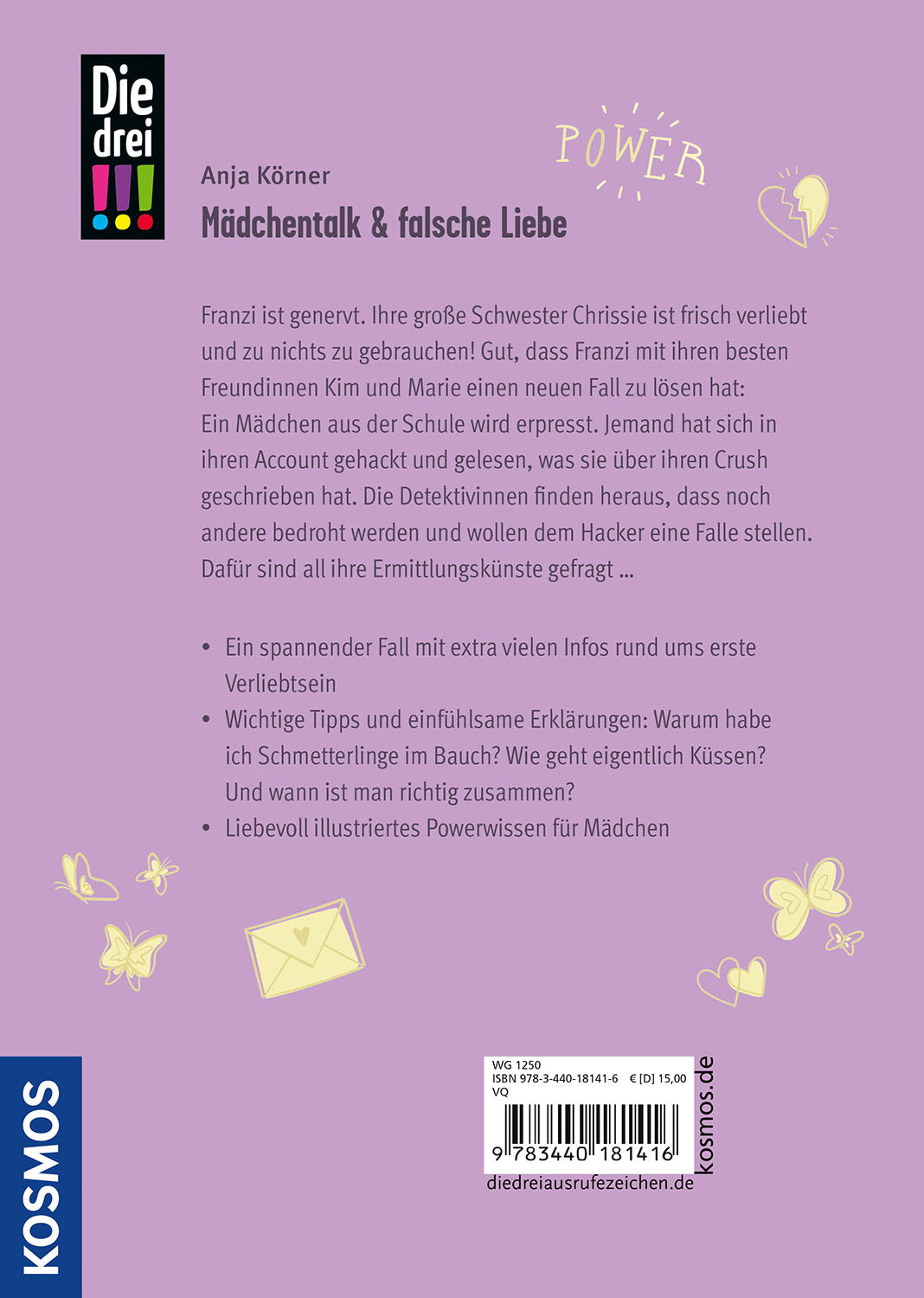 Die drei !!!, Mädchentalk & falsche Liebe