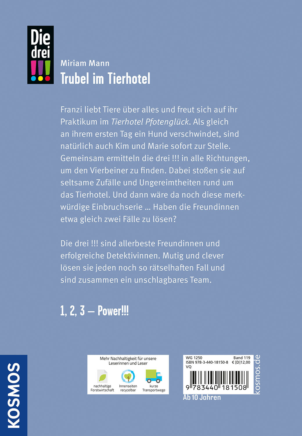Die drei !!!, 119, Trubel im Tierhotel