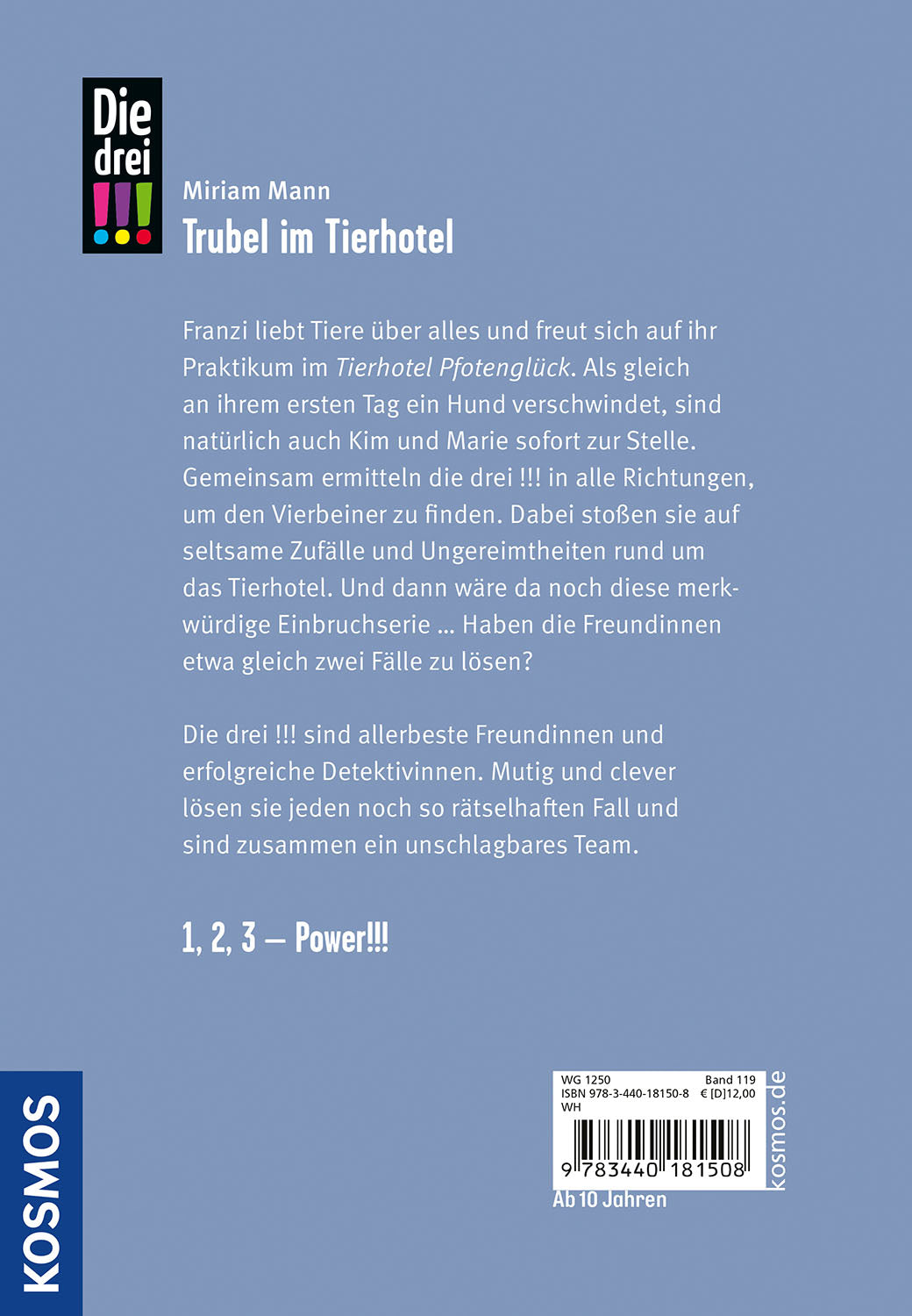 Die drei !!!, 119, Trubel im Tierhotel