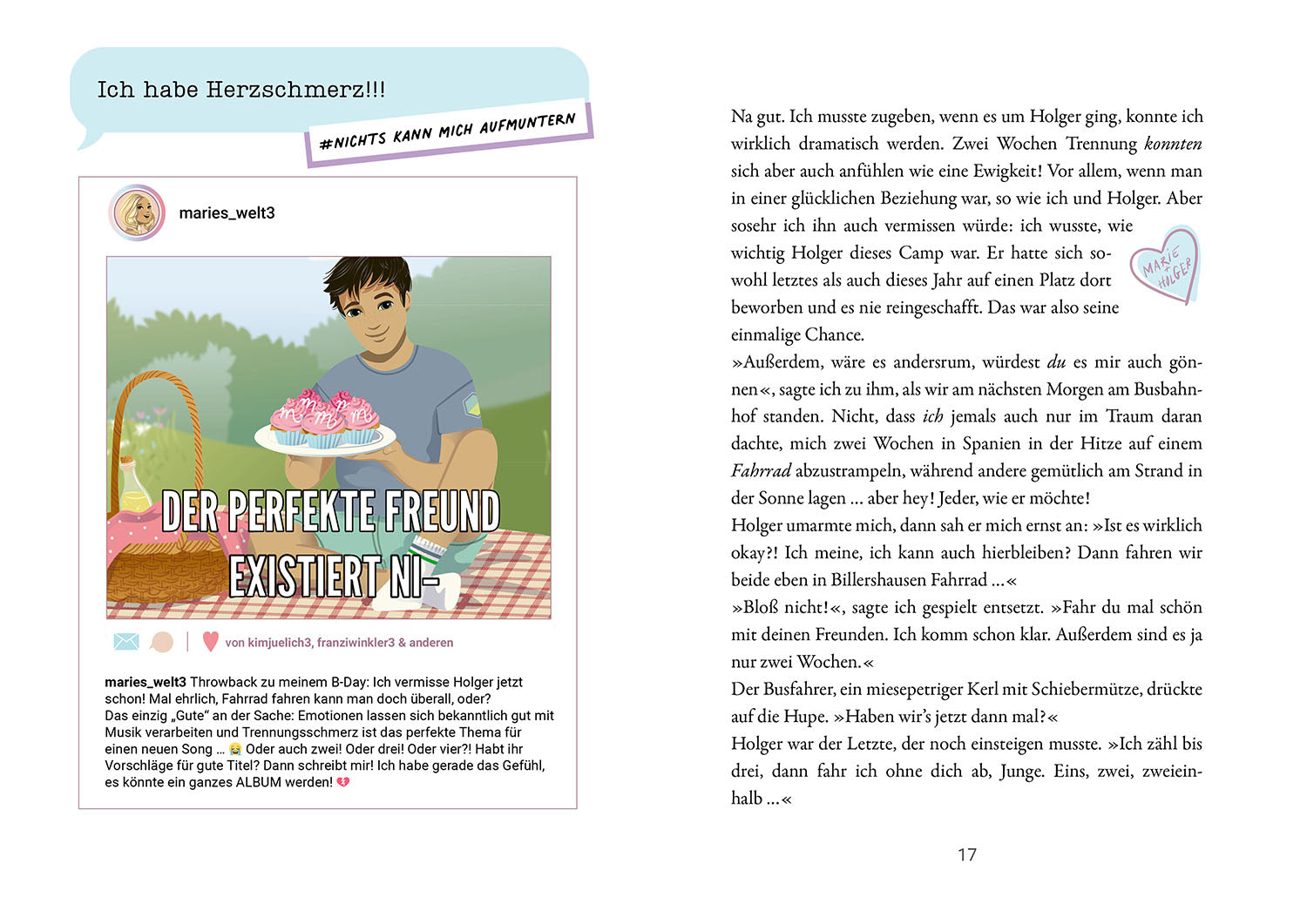Die drei !!!, Maries Channel, #Achtung_Liebesbetrug!