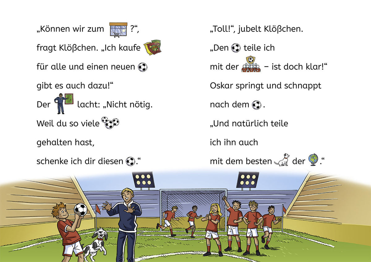 TKKG Junior, Bücherhelden Erstes Lesen, Tatort Fußballplatz