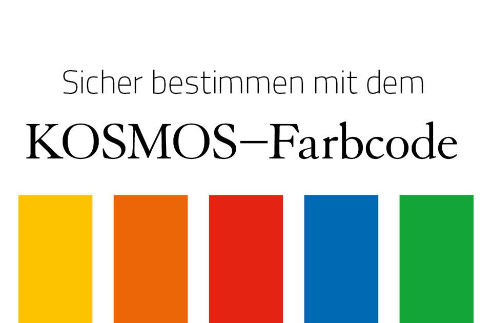 Sicher bestimmen mit dem KOSMOS-Farbcode