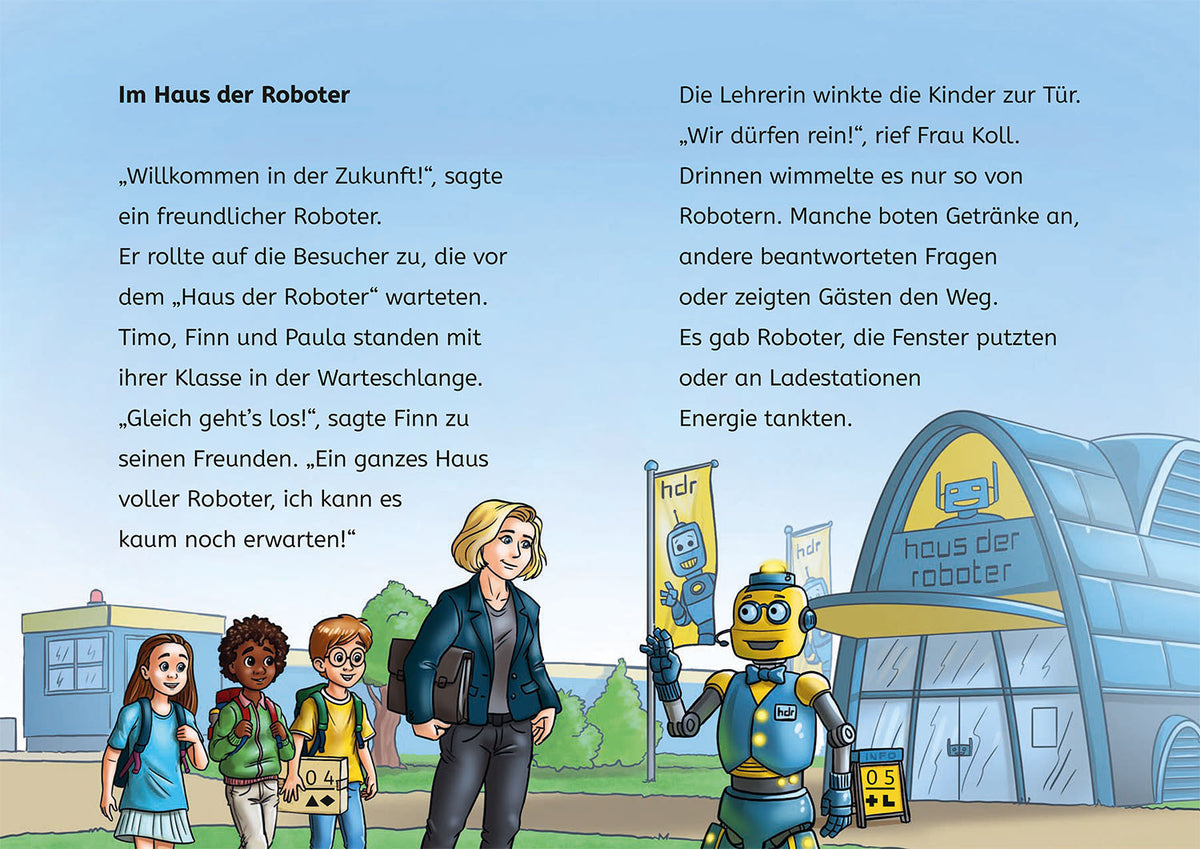 EXIT® - Das Buch, Bücherhelden 2. Klasse, Roboter-Alarm!