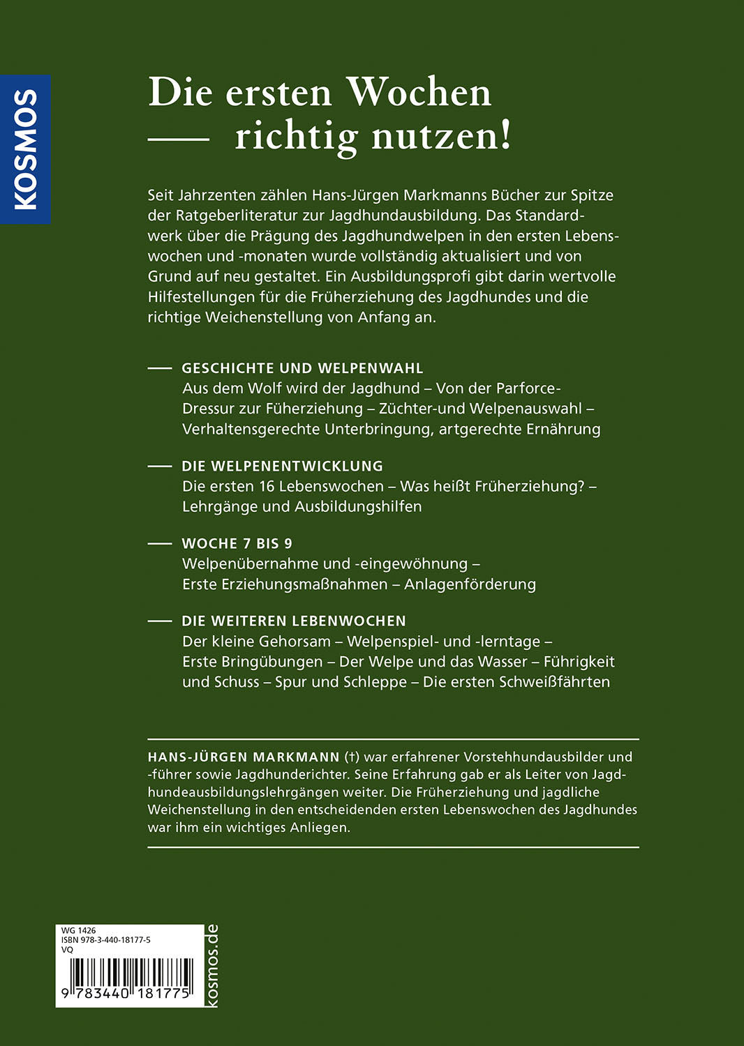 Der Jagdhundwelpe