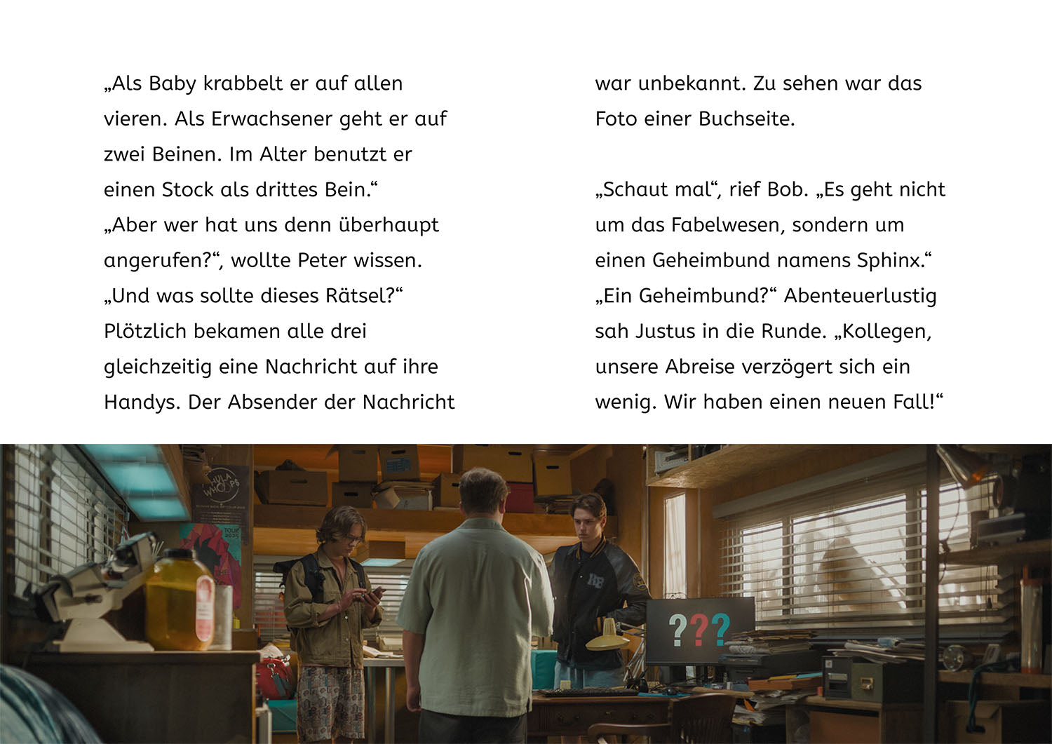 Die drei ??? Erstlese-Buch zum Film, 2. Klasse, Toteninsel