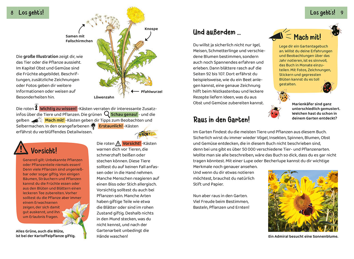 Was lebt im Garten? Kindernaturführer