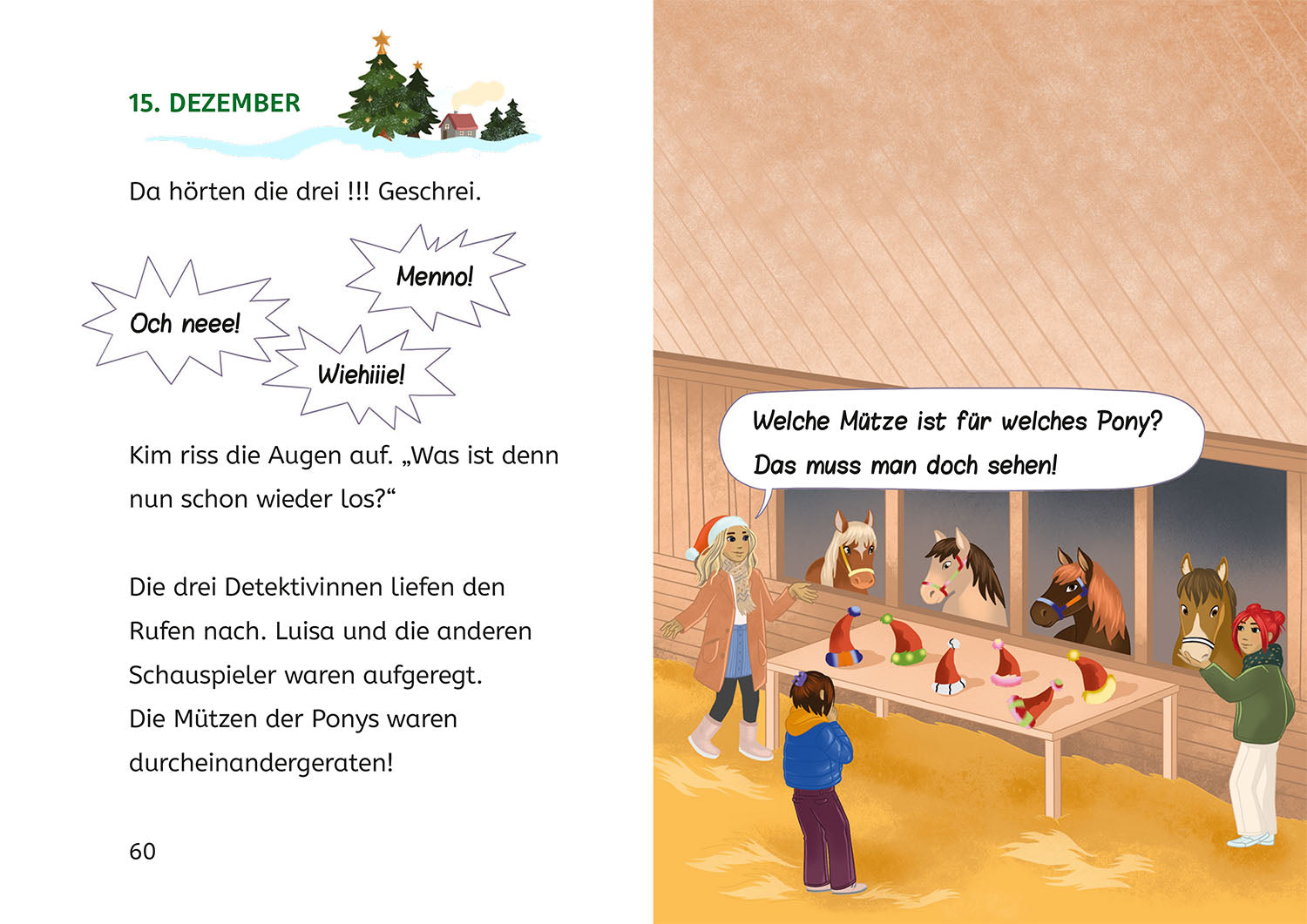 Die drei !!!, Bücherhelden 2. Klasse, Adventskalender, Wirbel um das Weihnachts-Pony