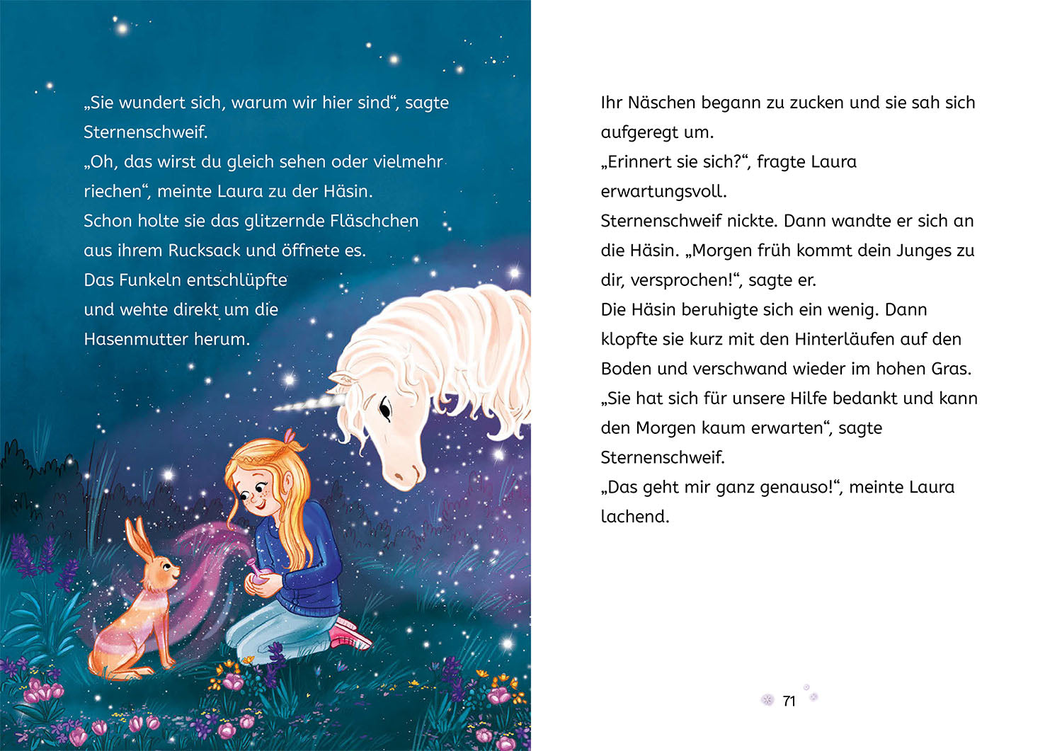 Sternenschweif,6, Hasenbaby in Not