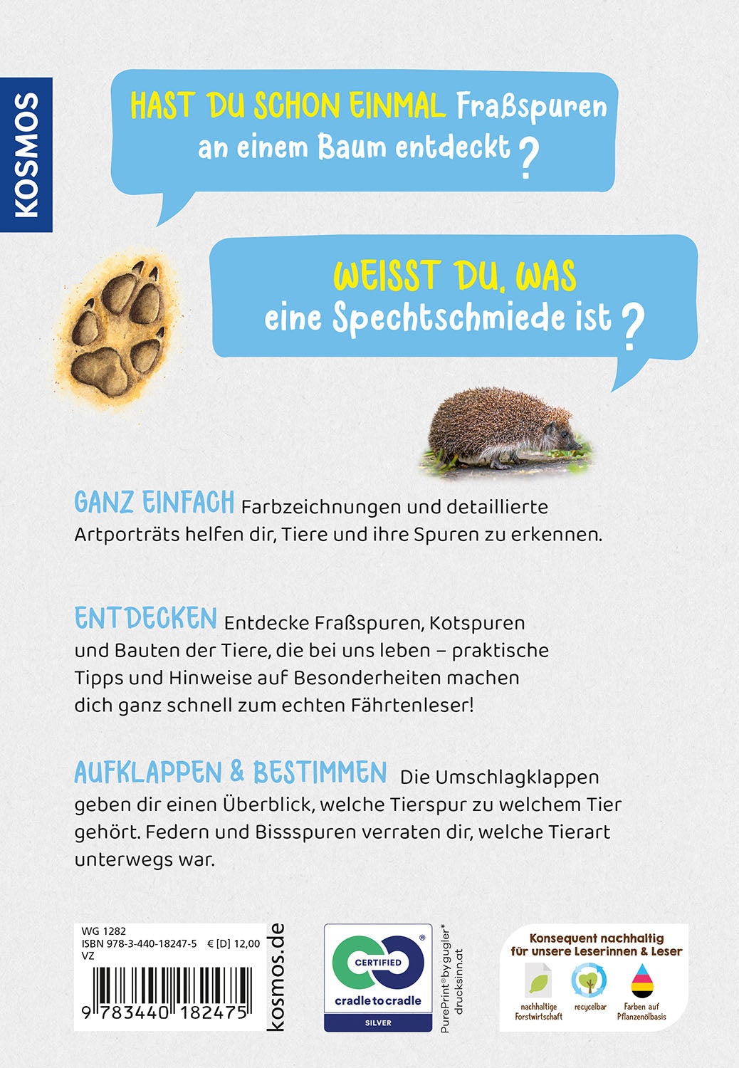 Welche Tierspur ist das? Kindernaturführer