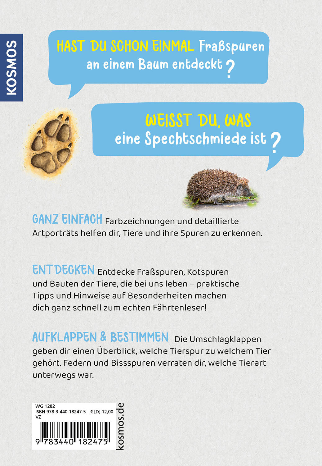 Welche Tierspur ist das? Kindernaturführer