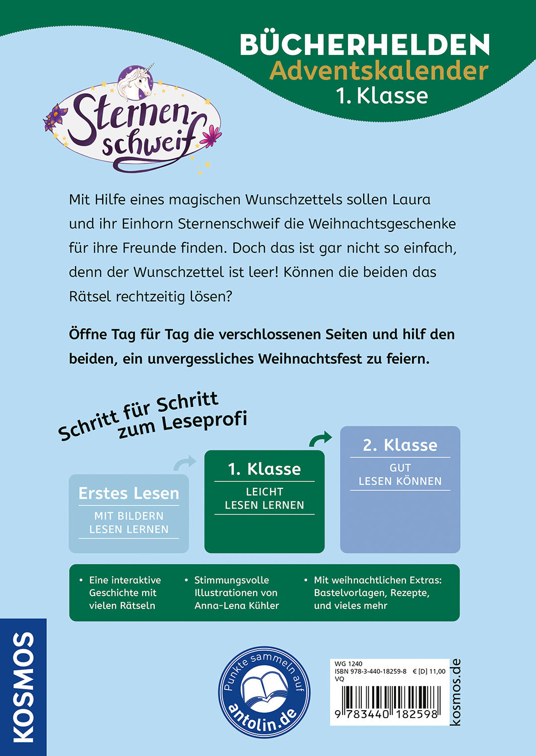 Sternenschweif, Bücherhelden 1. Klasse, Adventskalender, Der magische Wunschzettel
