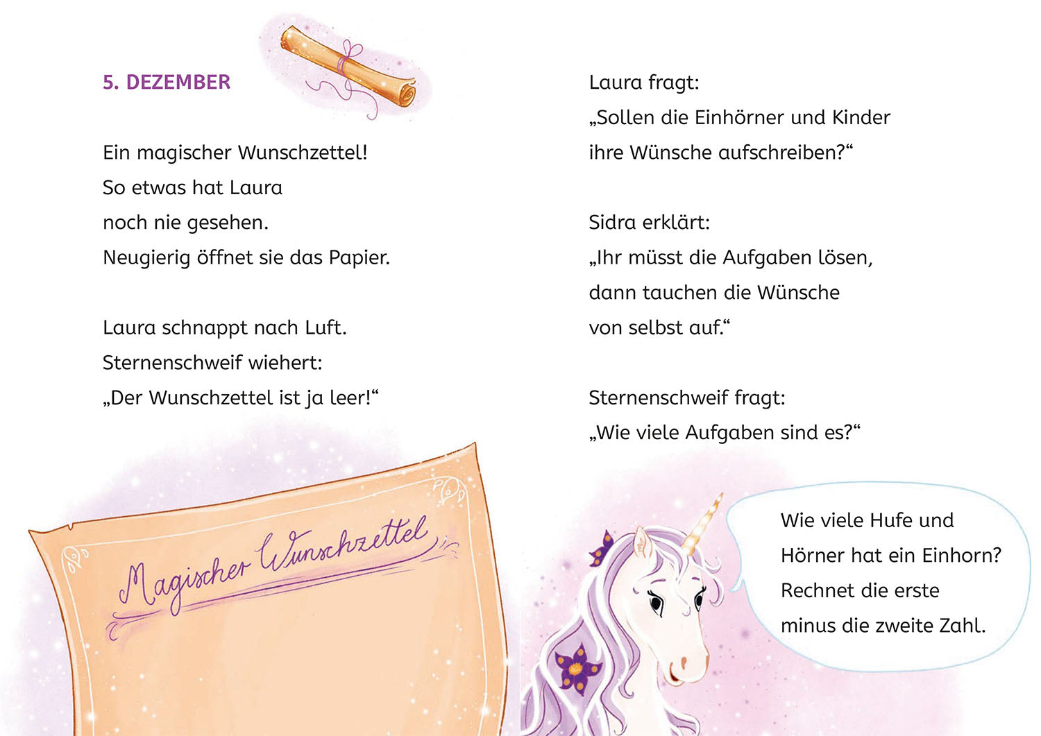Sternenschweif, Bücherhelden 1. Klasse, Adventskalender, Der magische Wunschzettel