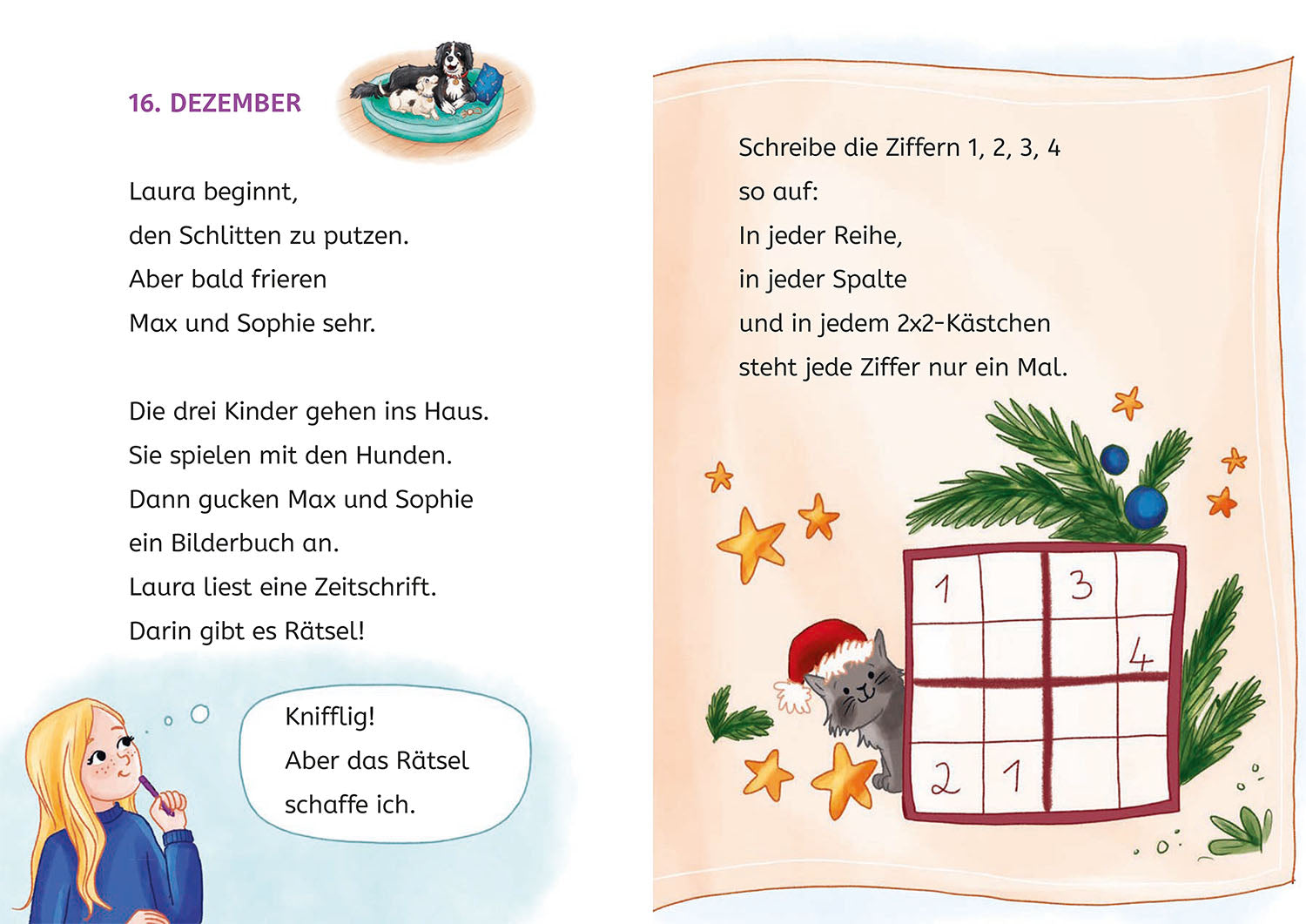 Sternenschweif, Bücherhelden 1. Klasse, Adventskalender, Der magische Wunschzettel