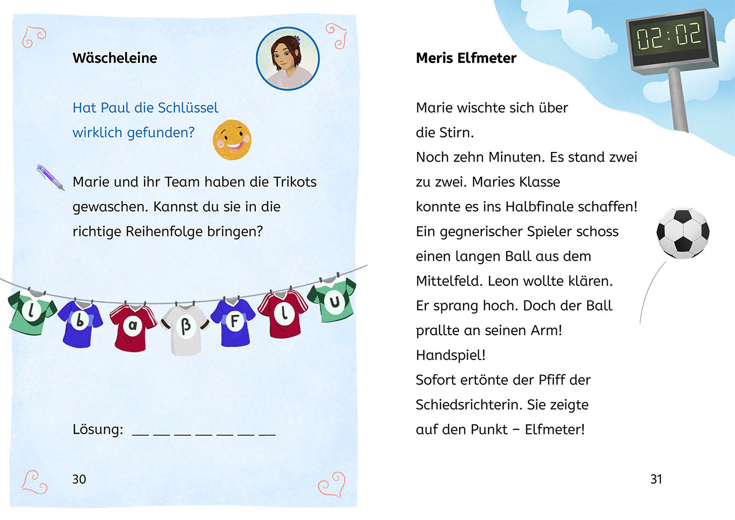 Die drei !!!, Bücherhelden 2. Klasse, Falsches Spiel beim Fußball