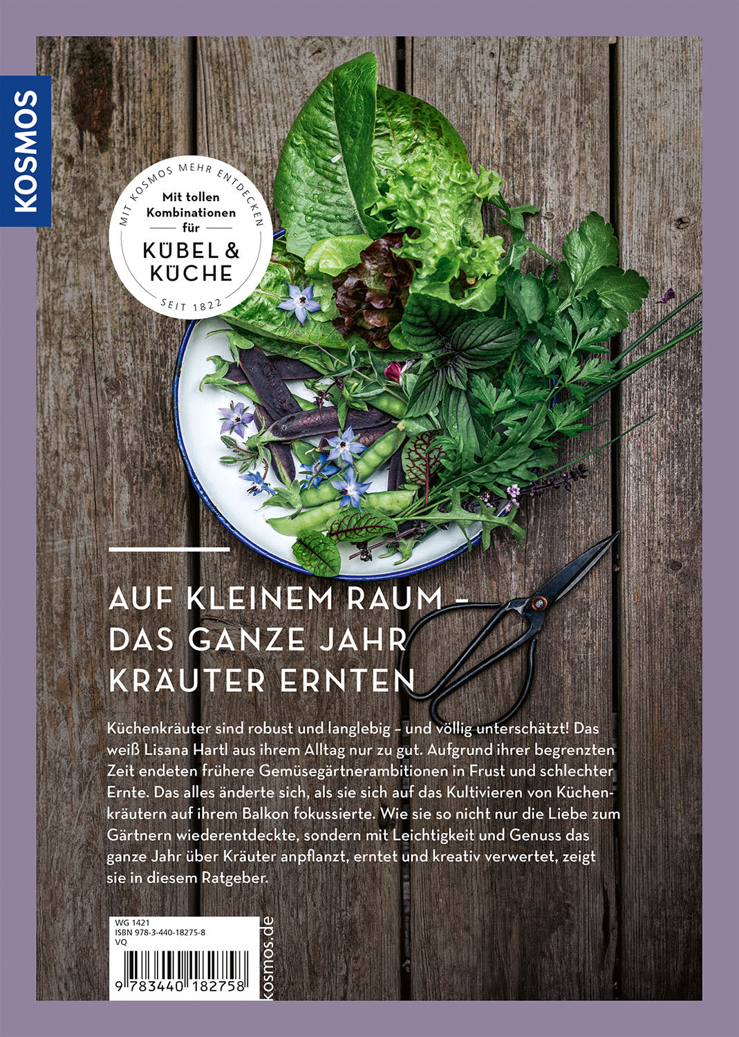 Balkon-Kräuter-Ernte