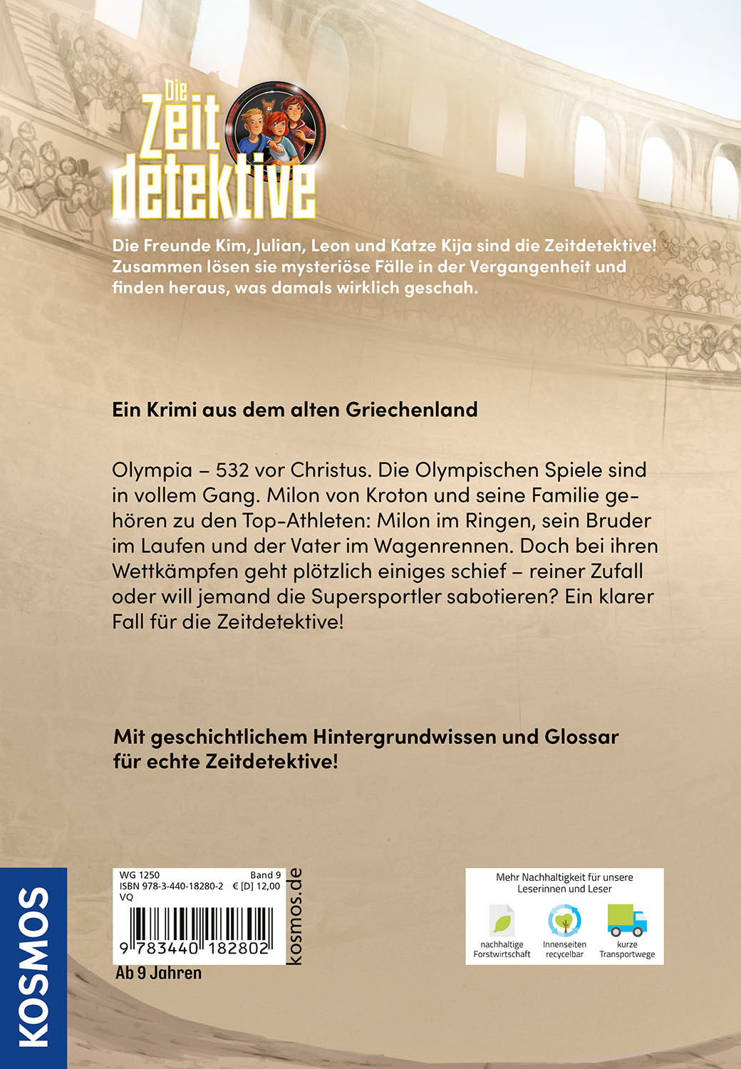 Die Zeitdetektive, 9, Falsches Spiel in Olympia