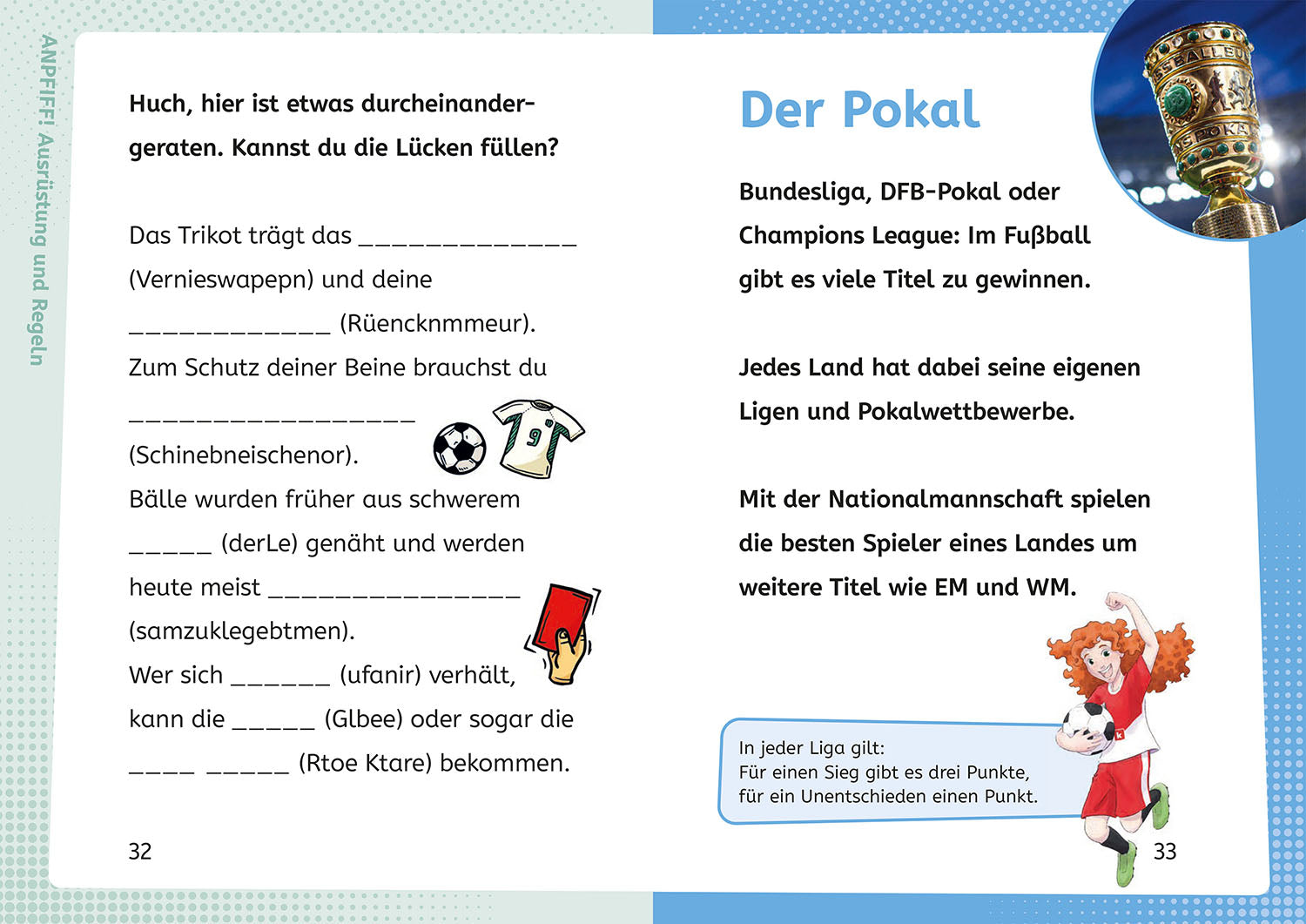 kicker Kids, Profi-Wissen Fußball